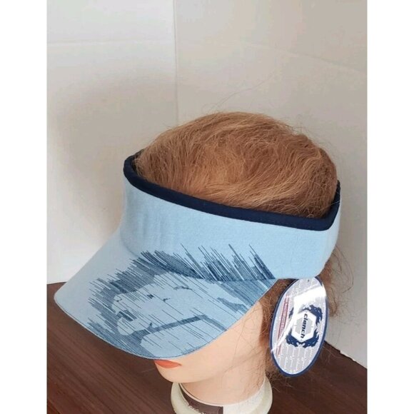 NWT CLENCH VISOR HAT BY TONY JONES PRODUCTION BLUE OS - Picture 1 of 5